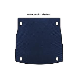EVA kofferbakmat V-2 (zonder subwoofer, blauw)