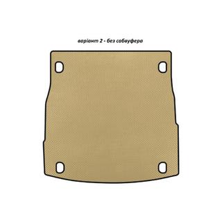 EVA kofferbakmat V-2 (zonder subwoofer, beige)