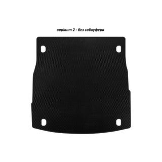 EVA V-2 kofferbakmat (zonder subwoofer, zwart)