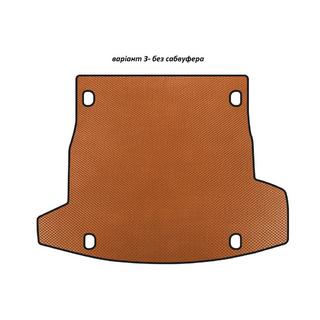 EVA V-3 kofferbakmat (zonder subwoofer, oranje)