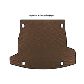 EVA V-3 kofferbakmat (zonder subwoofer, bruin)