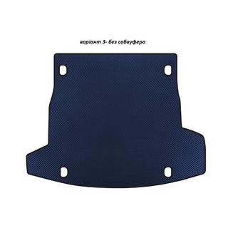 Kofferbakmat EVA V-3 (zonder subwoofer, blauw)