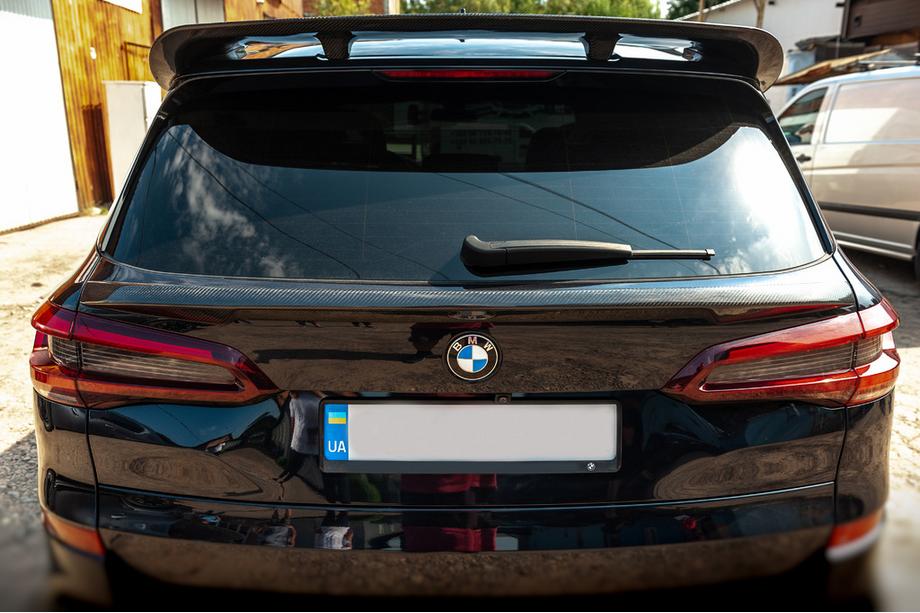 BMW X5 G05 2019–2026 Onderste spoiler V1 (naturel carbon) Foto 8