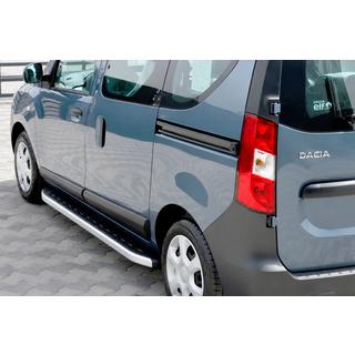 Fullmond side steps (2 stuks, aluminium) Dacia Dokker 2013–2022 foto 1