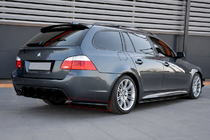 BMW 5 Serie E60/E61 2003–2010 Achterste FLAP opzetstukken DPT (glanzend zwart) foto 1