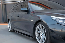 BMW 5 Serie E60/E61 2003–2010 DPT sideskirts (hoogglans zwart) foto 1