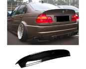 BMW 3 Serie E46 1998–2006 CSL-style V1 spoiler (voor SD, hoogglans zwart) foto 1