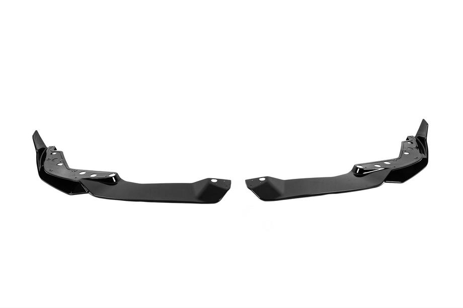 BMW 3 Serie G20/G21 2018– Voorbumper lip spoiler DPT V-2 (voor 2022+, M Technic, hoogglans zwart) Foto 2