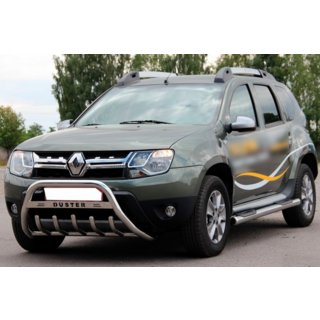 RVS zijbuizen met inlays (set 2 stuks) Dacia Duster 2008–2018 foto 2