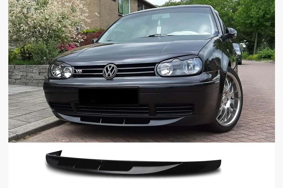 Volkswagen Golf 4 1997–2006 Voorlip spoiler DPT (mat zwart) Image