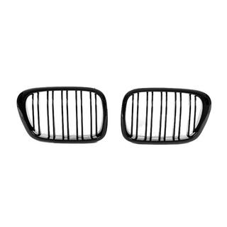 M-Look nierroosters (2000-2003, hoogglans zwart) BMW 5 Serie E39 1996–2003 foto 2