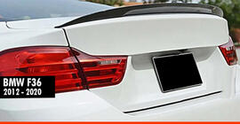 BMW 4 Serie F32/F33/F36 2012–2020 MP-Style spoiler (voor F36, hoogglans zwart) foto 1