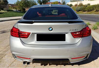 BMW 4 Serie F32/F33/F36 2012–2020 MP-Style spoiler (voor F36, hoogglans zwart) foto 2