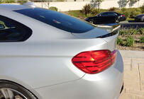 BMW 4 Serie F32/F33/F36 2012–2020 MP-Style spoiler (voor F36, hoogglans zwart) foto 3