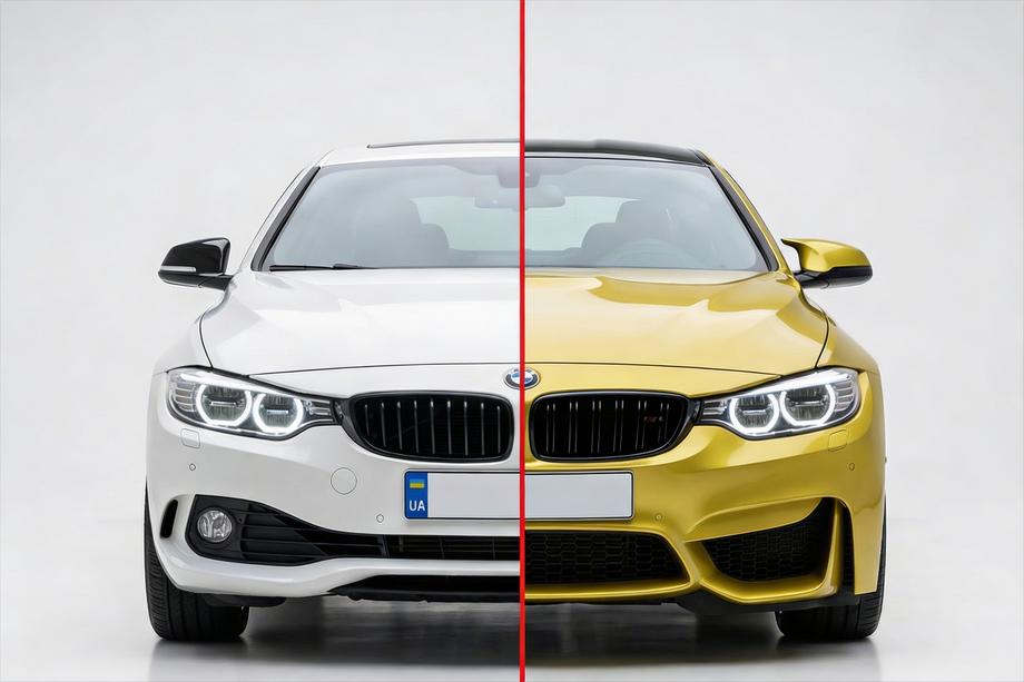 BMW 4 Serie F32/F33/F36 2012–2020 Complete bumperset F82 M4 (voor F32) Image