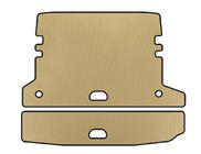BMW 3 Serie F30/F31 2012–2019 EVA V-2 kofferbakmat (voor F-31, Beige) foto 1