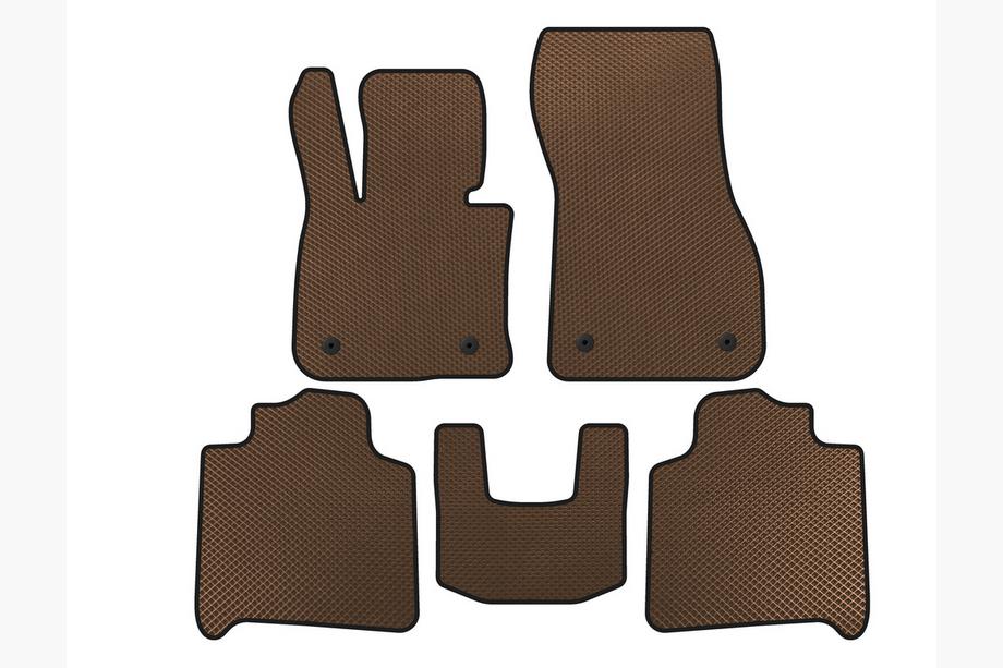 BMW 2 Serie Active Tourer F45/F46 2014–2021 EVA automatten (voor F46, 2 rijen, bruin) Image