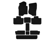 Cadillac Escalade 2007–2014 Textiele automatten Classic (3 rijen, zwart) foto 1