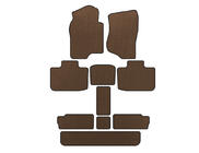 Cadillac Escalade 2007–2014 EVA automatten voor interieur (3 rijen, bruin) foto 1