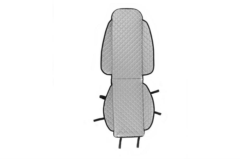 Stoelhoes (1 stuks, lichtgrijs met grijs stiksel) Foto 1