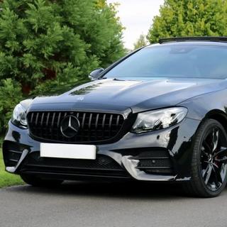 GT Panamericana Black voorgrille (voor Avantgarde/AMG-Line/E43 AMG/E53 AMG 2016-2020) Mercedes E-сlass W213 2016–2023 foto 1