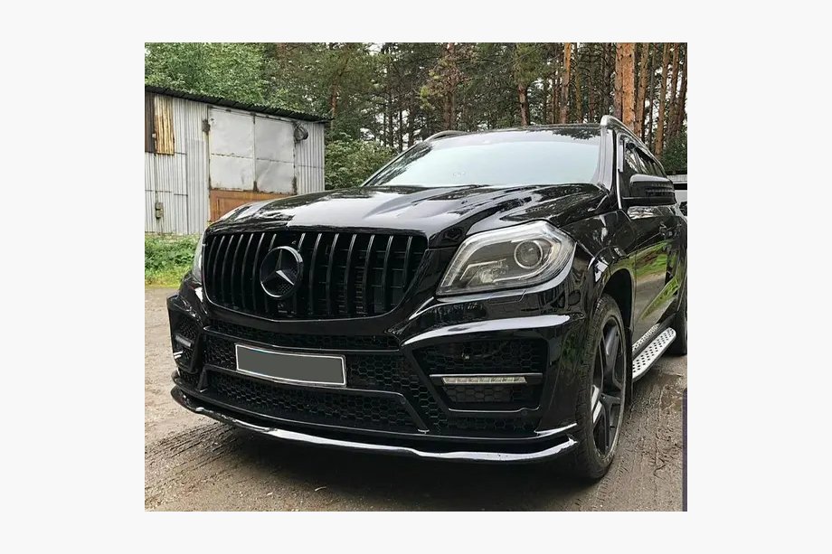 Mercedes GL/GLS-klasse X166 2012–2019 Voorgrille GT Panamericana Black (voor GL High) Foto 3