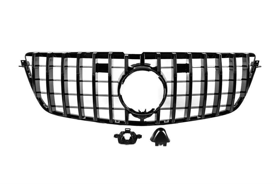 Mercedes GL/GLS-klasse X166 2012–2019 Voorgrille GT Panamericana Black (voor GL High) Foto 2