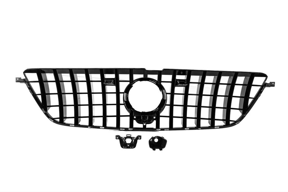 Mercedes GL/GLS-klasse X166 2012–2019 Voorgrille GT Panamericana Black (voor GL High) Foto 6