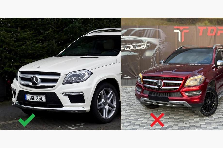 Mercedes GL/GLS-klasse X166 2012–2019 Voorgrille GT Panamericana Black (voor GL High) Foto 7