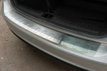 Ford C-Max/Grand C-Max 2010–2019 OmsaLine rvs chromen achterbumperbeschermer foto 1