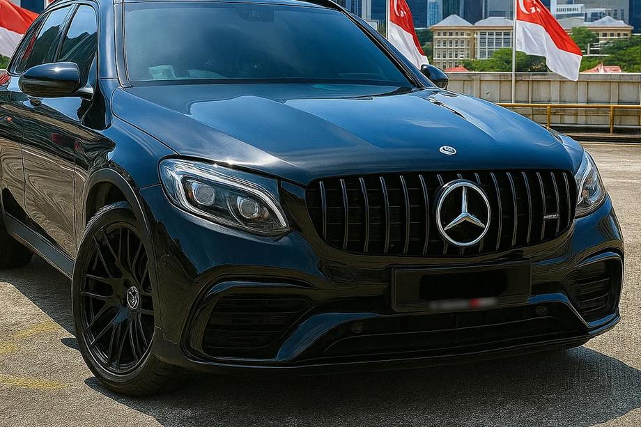 Mercedes GLC Coupé C253 2016–2023 Voorgrille GT Panamericana Black (voor 2015-2019) Foto 1