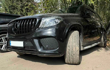 Mercedes GL/GLS-klasse X166 2012–2019 Voorgrille GT Panamericana Black (voor GLS) foto 2