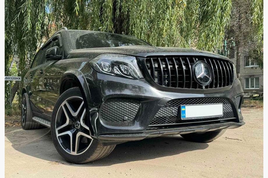 Mercedes GL/GLS-klasse X166 2012–2019 Voorgrille GT Panamericana Black (voor GLS) Image