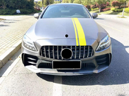 Mercedes C-klasse W205 2014–2021 Bodykit set met diffuser voor Coupe (Black Mamba C63GT design) foto 3