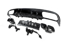 Mercedes C-klasse W205 2014–2021 Bodykit set met diffuser voor Coupe (Black Mamba C63GT design) foto 8