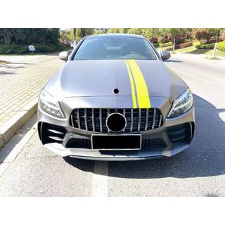 Bodykit set met diffuser voor Coupe (Black Mamba C63GT design) Mercedes C-klasse W205 2014–2021 foto 3