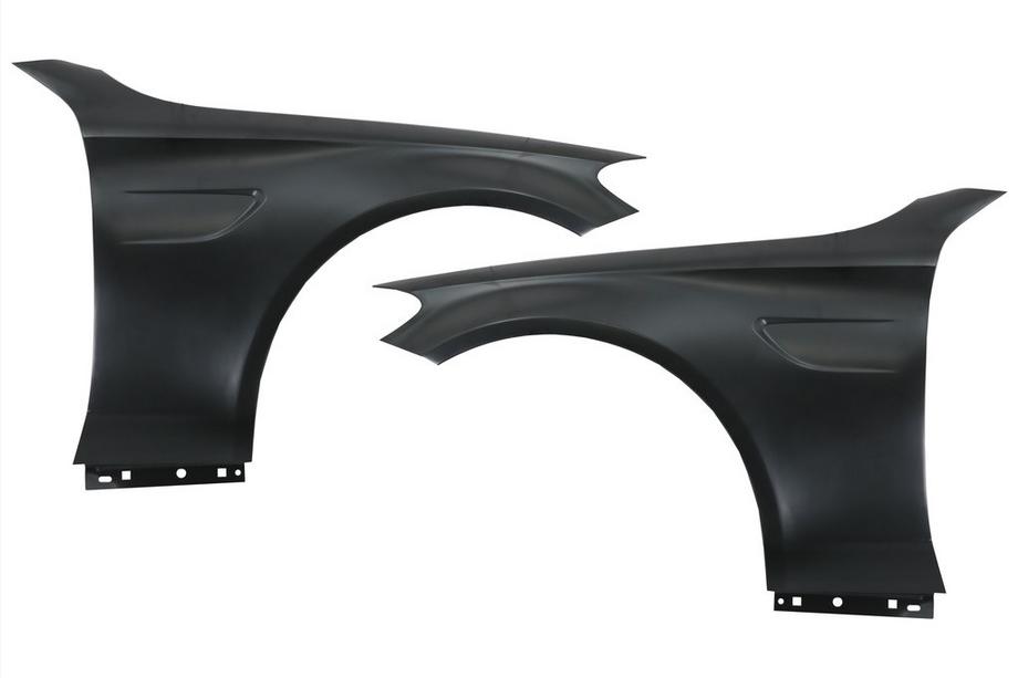Mercedes C-klasse W205 2014–2021 Spatborden in C63 AMG Style (aluminium, 2 stuks) Image