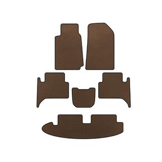 EVA automatten voor interieur (3 rijen, bruin)