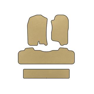 EVA vloermatten voor interieur (3 rijen, 2007-2014, beige) Chevrolet Tahoe 2007–2014