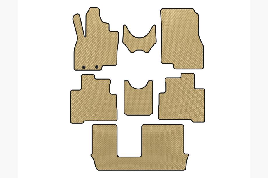 Mitsubishi Grandis 2003–2011 EVA automatten (3 rijen, beige) Image
