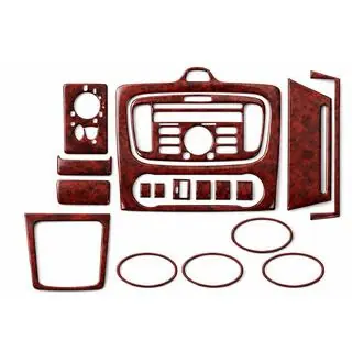 A/C-paneel sierlijsten (Maxi-set, hout) Ford Focus II 2008–2011 foto 1