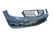 Mercedes C-klasse W204 2007–2015 Voorbumper 2011-2014 AMG C63 met Diamond Silver grille foto 3