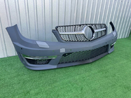 Mercedes C-klasse W204 2007–2015 Voorbumper 2011-2014 AMG C63 met Diamond Silver grille foto 2