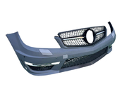 Mercedes C-klasse W204 2007–2015 Voorbumper 2011-2014 AMG C63 met Diamond Black grille foto 3