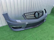 Mercedes C-klasse W204 2007–2015 Voorbumper 2011-2014 AMG C63 met Diamond Black grille foto 1