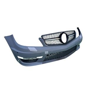 Voorbumper 2011-2014 AMG C63 met Diamond Black grille foto 3