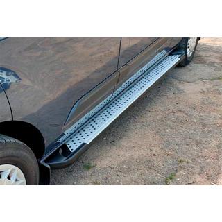 Zijsteps Allmond Grey (2 stuks, aluminium) Ford Custom 2013–2022 foto 1