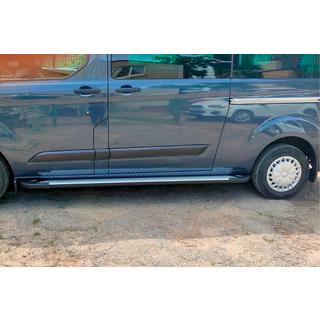 Zijsteps Allmond Grey (2 stuks, aluminium) Ford Custom 2013–2022 foto 4
