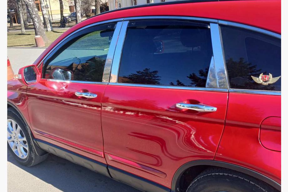 Honda CR-V 2007–2011 RVS deurstijl sierlijsten (8 stuks) Foto 7