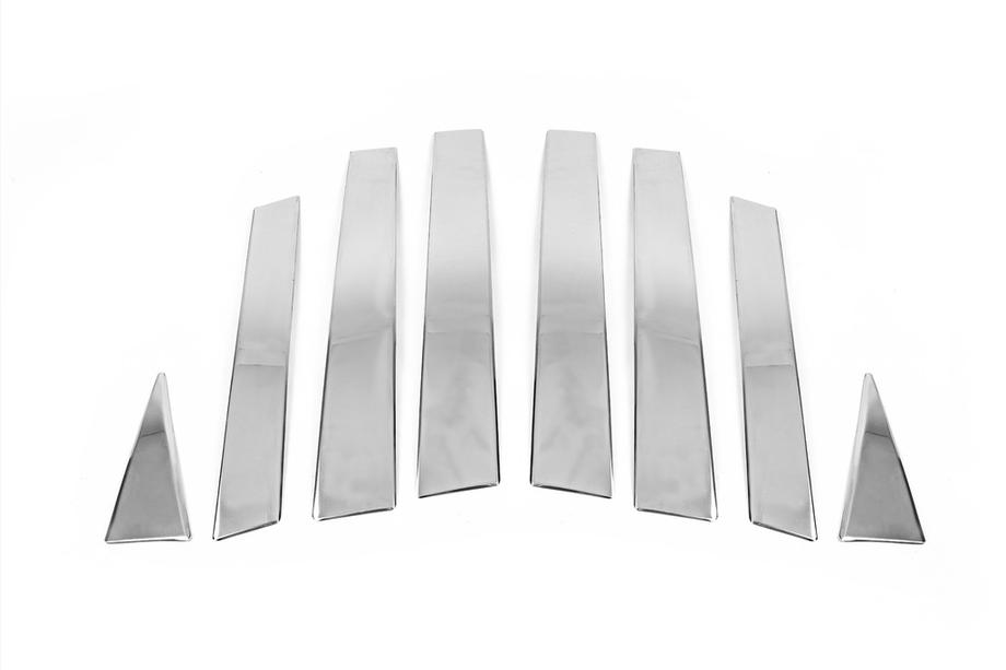 Honda CR-V 2007–2011 RVS deurstijl sierlijsten (8 stuks) Foto 2